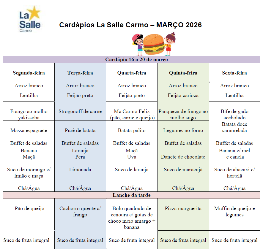 Cardapio 16mar